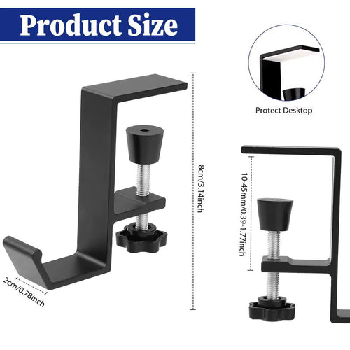 Universal Headphone Stand Multi Functional Hook Desk Organizer Headset Holder for Key,Bag,Hat,Umbrella Computer Desk Support